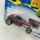 2002 Hot Wheels Hot Rod Magazine 1932 Ford Deuce Roadster 109 marrón 5SP base ZAMAC