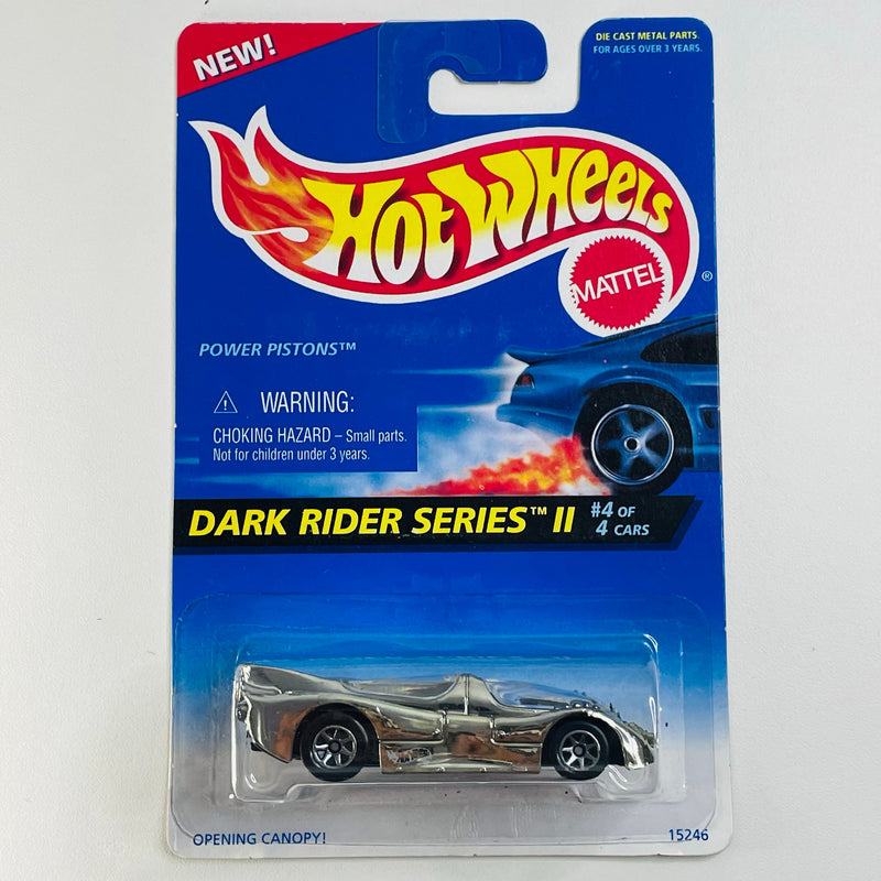 1996 Hot Wheels Dark Rider Series II Power Pistons cromado 7SP