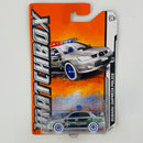 2012 Matchbox MBX Artic Subaru Impreza Police plata