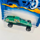2001 Hot Wheels Enforcer 150 verde metálico 5SP