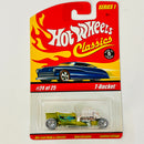 2005 Hot Wheels Classics Series 1 1923 Ford T-Bucket verde Spectraflame 7SP base ZAMAC
