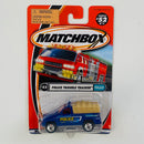 2000 Matchbox Police Trouble Tracker 52 azul Primera Edición