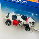 1996 Hot Wheels Grizzlor 484 blanco con negro 5SP