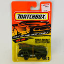 1996 Matchbox Nasa Rocket Transporter 60 verde oliva militar