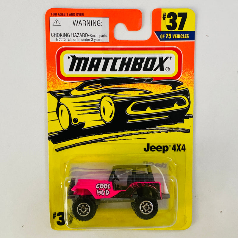 1996 Matchbox Jeep 4x4 37 rosado