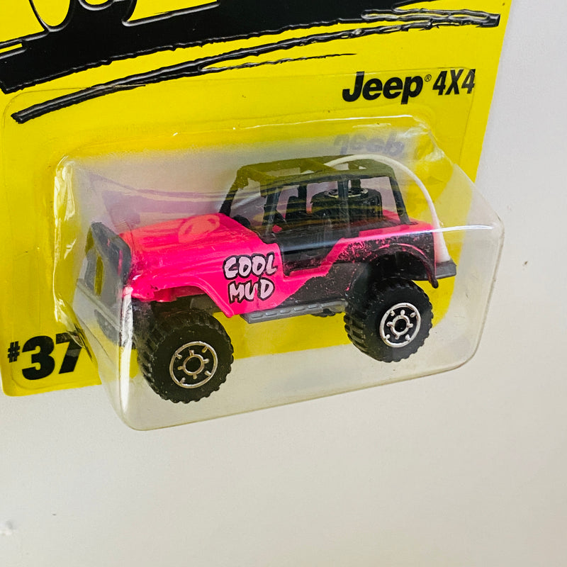 1996 Matchbox Jeep 4x4 37 rosado