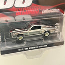 2025 Greenlight Hollywood Hobby Exclusive Gone in 60 Seconds 60 Segundos 1967 Ford Mustang Eleanor Silver Chrome Edition cromado Llantas de Goma