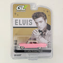 2025 Greenlight Hollywood Elvis Presley 1955 Cadillac Fleetwood Series 60 rosado Llantas de Goma