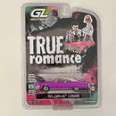 2025 Greenlight Hollywood True Romance 1974 Cadillac Eldorado morado Llantas de Goma