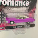 2025 Greenlight Hollywood True Romance 1974 Cadillac Eldorado morado Llantas de Goma