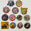 Set de 13 Stickers de Carros Hot Rods Vintage