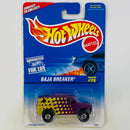 1997 Matchbox Baja Breaker 128 morado metálico BW base ZAMAC
