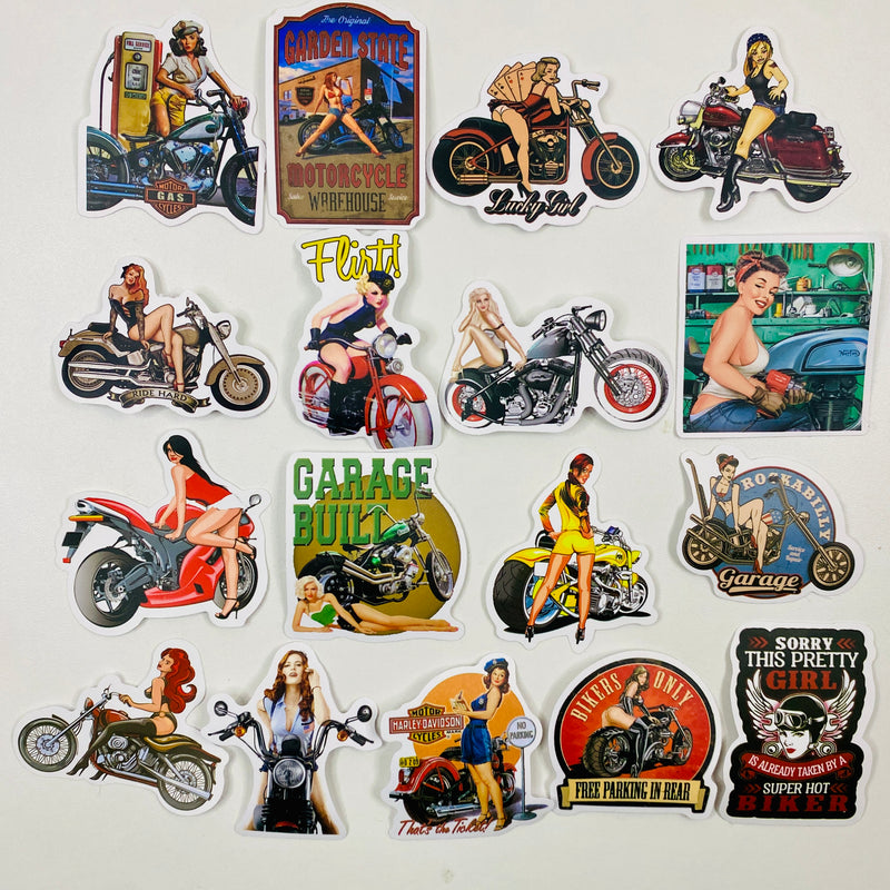 Stickers de Motos Chopper Biker Serie 1  – Precio Unitario