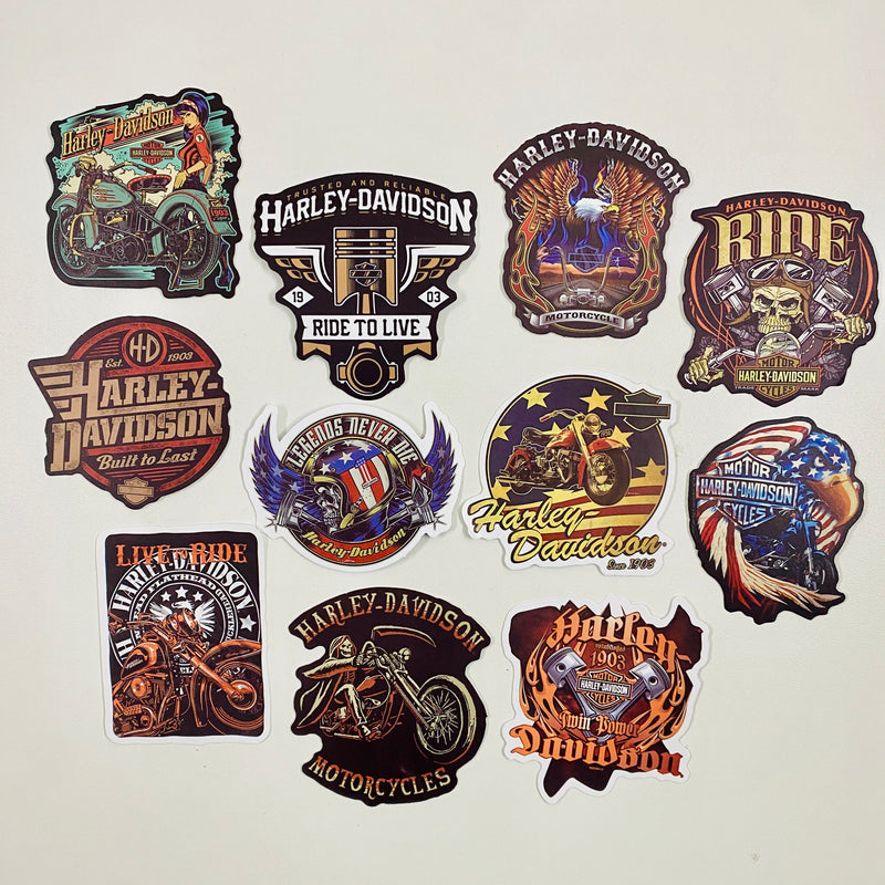Stickers de Motos Harley Davidson Serie 1  – Precio Unitario