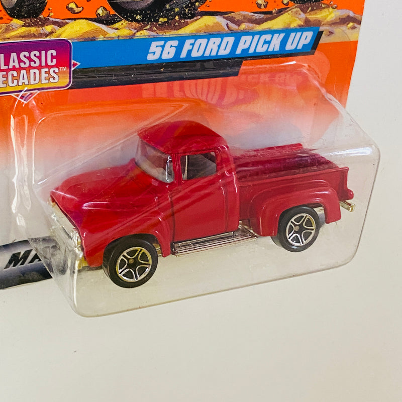 1998 Matchbox Classic Decades 56 Ford Pick Up 35 rojo