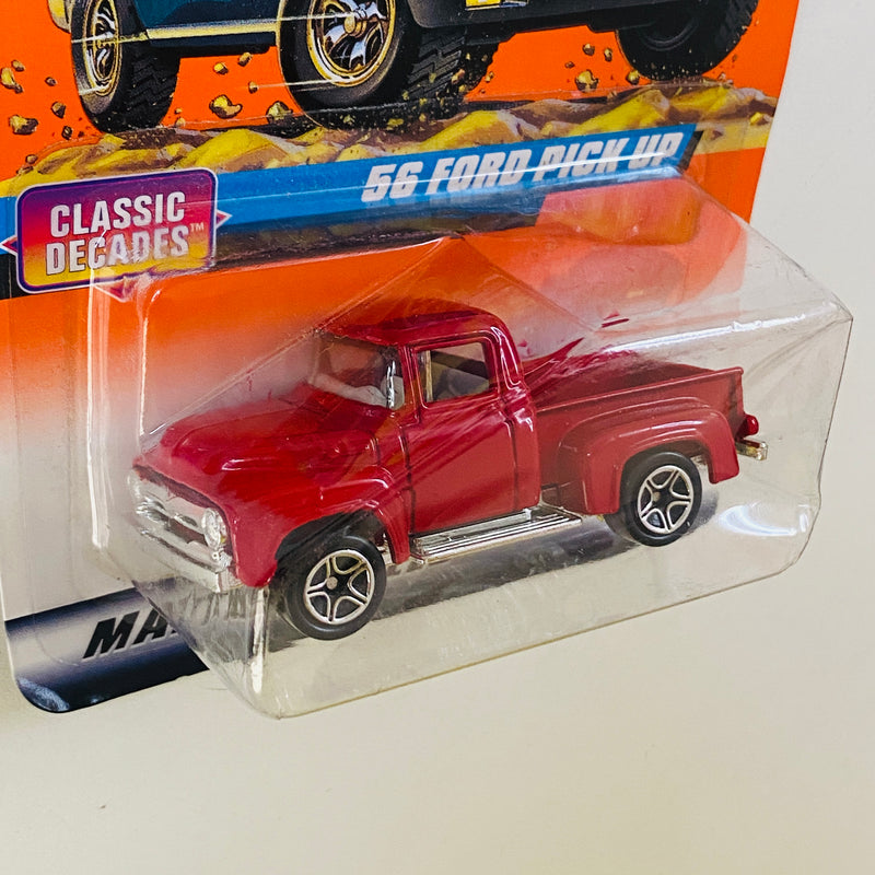 1998 Matchbox Classic Decades 56 Ford Pick Up 35 rojo - Detalle Burbuja