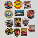 Set de 13 Stickers de Carros Hot Rods y Autos Clásicos Vintage