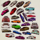 Set de 28 Stickers de Carros