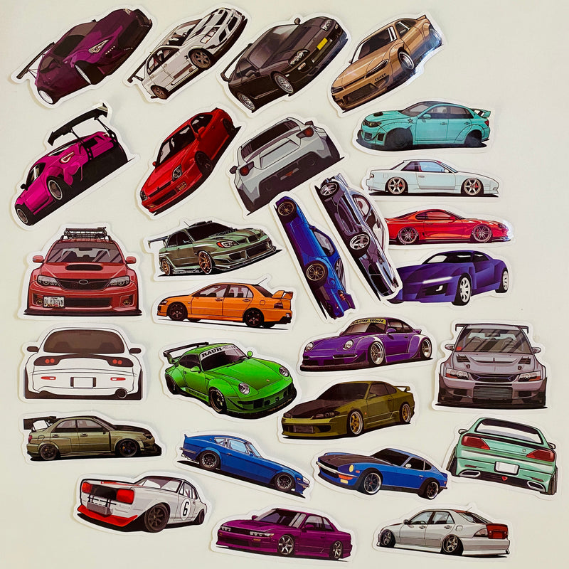 Stickers de Carros Serie 2 - Precio Unitario