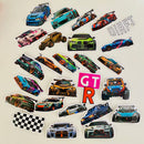 Set de 26 Stickers de Carros Deportivos