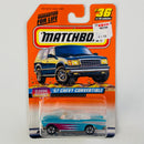 1998 Matchbox Classic Decades 57 Chevy Convertible 36 turquesa
