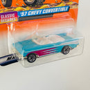 1998 Matchbox Classic Decades 57 Chevy Convertible 36 turquesa