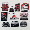 Set de 10 Stickers de Carros JDM y Autos Japoneses