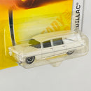 2007 Matchbox MBX Metal 63 Cadillac Hearse blanco - Detalle Burbuja