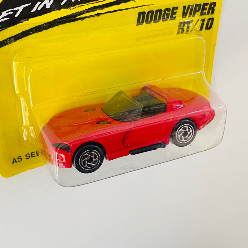 1996 Matchbox Super Fast Dodge Viper RT/10 10 rojo Primera Edición