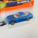 1998 Matchbox Super Cars 97 Corvette Chevrolet 58 azul