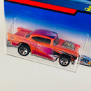 2000 Hot Wheels 57 Chevy 228 naranja metálico 5SP