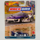 2023 Hot Wheels Premium Car Culture Race Day Porsche 935 blanco con morado Llantas de Goma RR