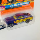 1998 Matchbox Classic Decades 70 Boss Mustang Ford indigo metálico