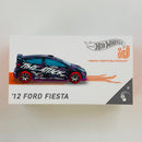 2021 Hot Wheels id Drift Domination 12 Ford Fiesta morado spectraflame id