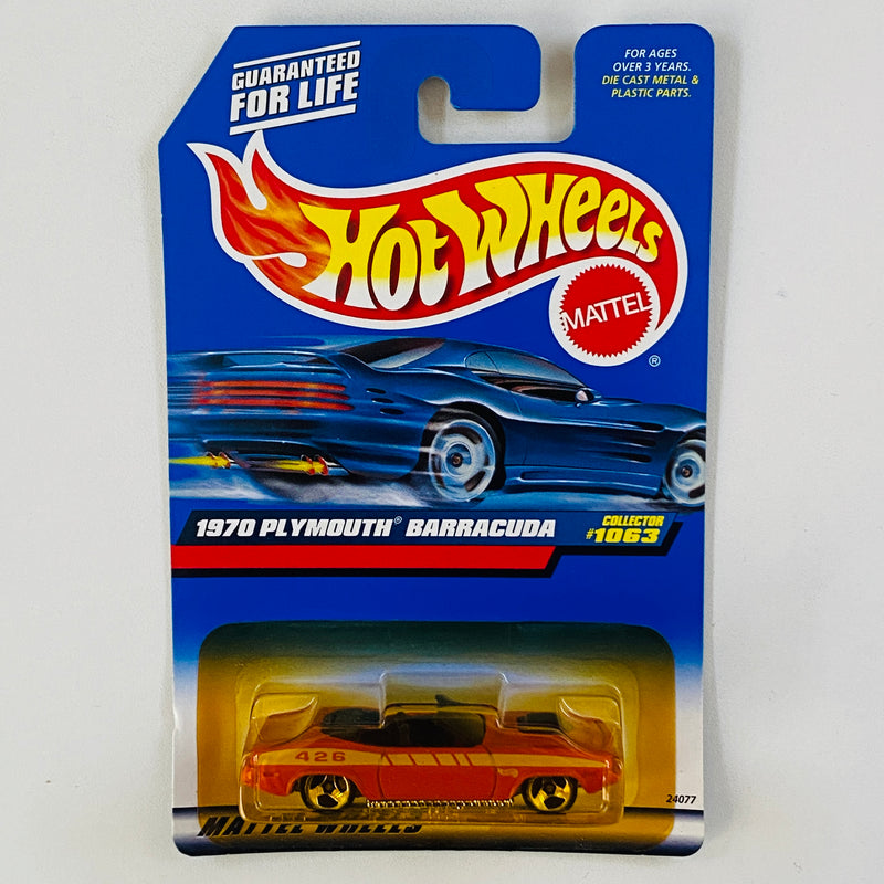 1999 Hot Wheels 1970 Plymouth Barracuda 1063 naranja 3SP