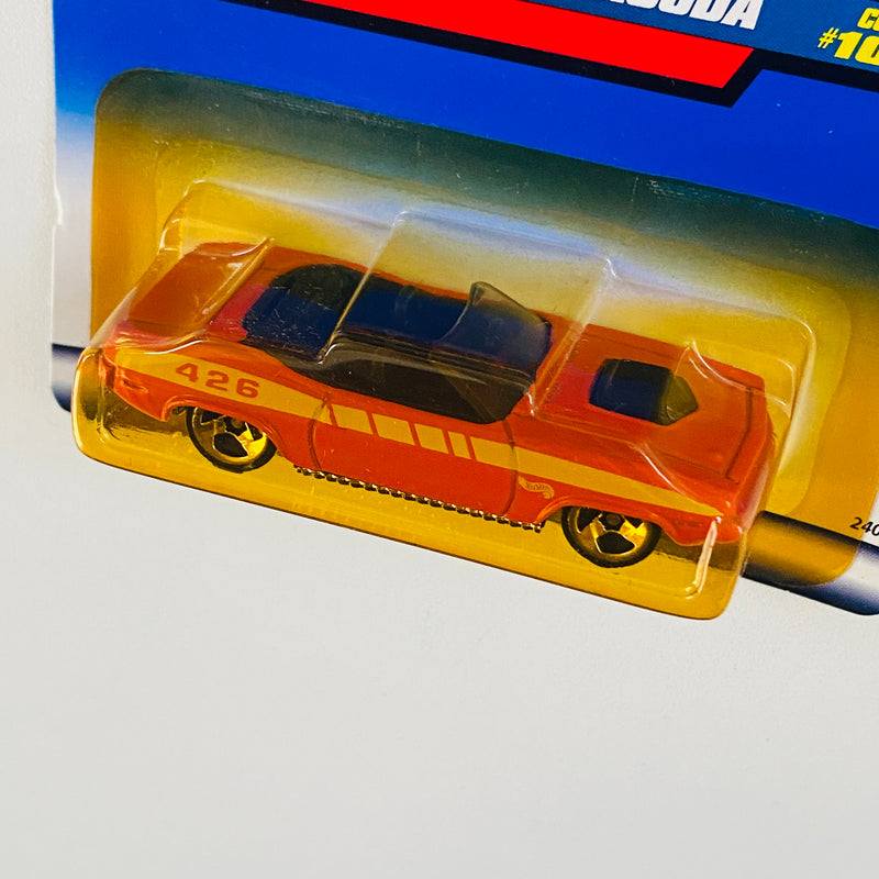 1999 Hot Wheels 1970 Plymouth Barracuda 1063 naranja 3SP