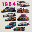 Set de 10 Stickers de Carros Deportivos Widebody y Super Silhouette