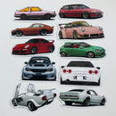Set de 10 Stickers de Carros Deportivos