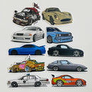 Set de 10 Stickers de Carros Deportivos