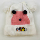 Gorro Kawaii de Oso Blanco Afelpado