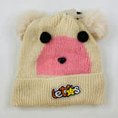 Gorro Kawaii de Oso Beige Afelpado