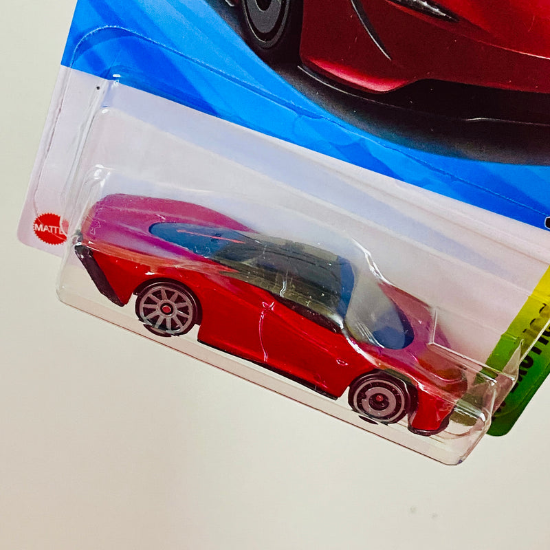 2025 Hot Wheels HW Exotics McLaren Speedtail rojo metálico 10SP con AD - Básico del STH