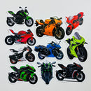 Set de 10 Stickers de Motos Deportivas