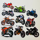 Set de 10 Stickers de Motos Deportivas