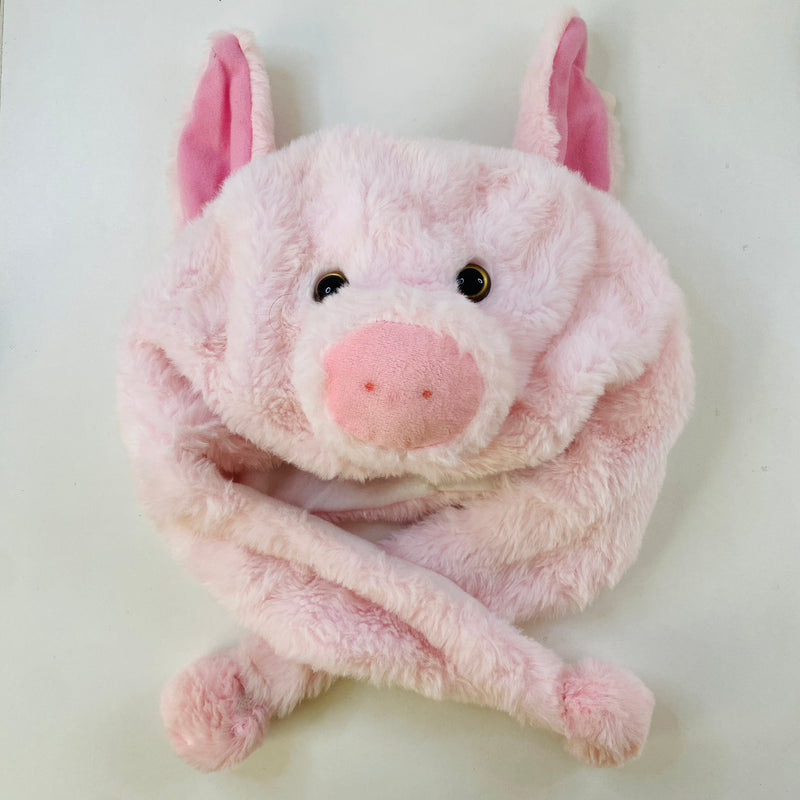 Gorro Kawaii de Chancho Afelpado