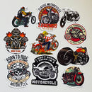 Set de 10 Stickers de Motos Chopper Custom y Cultura Biker