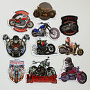 Set de 10 Stickers de Motos Chopper Custom y Cultura Biker