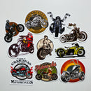 Set de 10 Stickers de Motos Chopper Custom y Cultura Biker