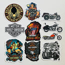 Set de 10 Stickers de Motos Harley Davidson