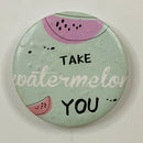 Espejo de Bolso Kawaii con Doble Espejo - Diseño Watermelon